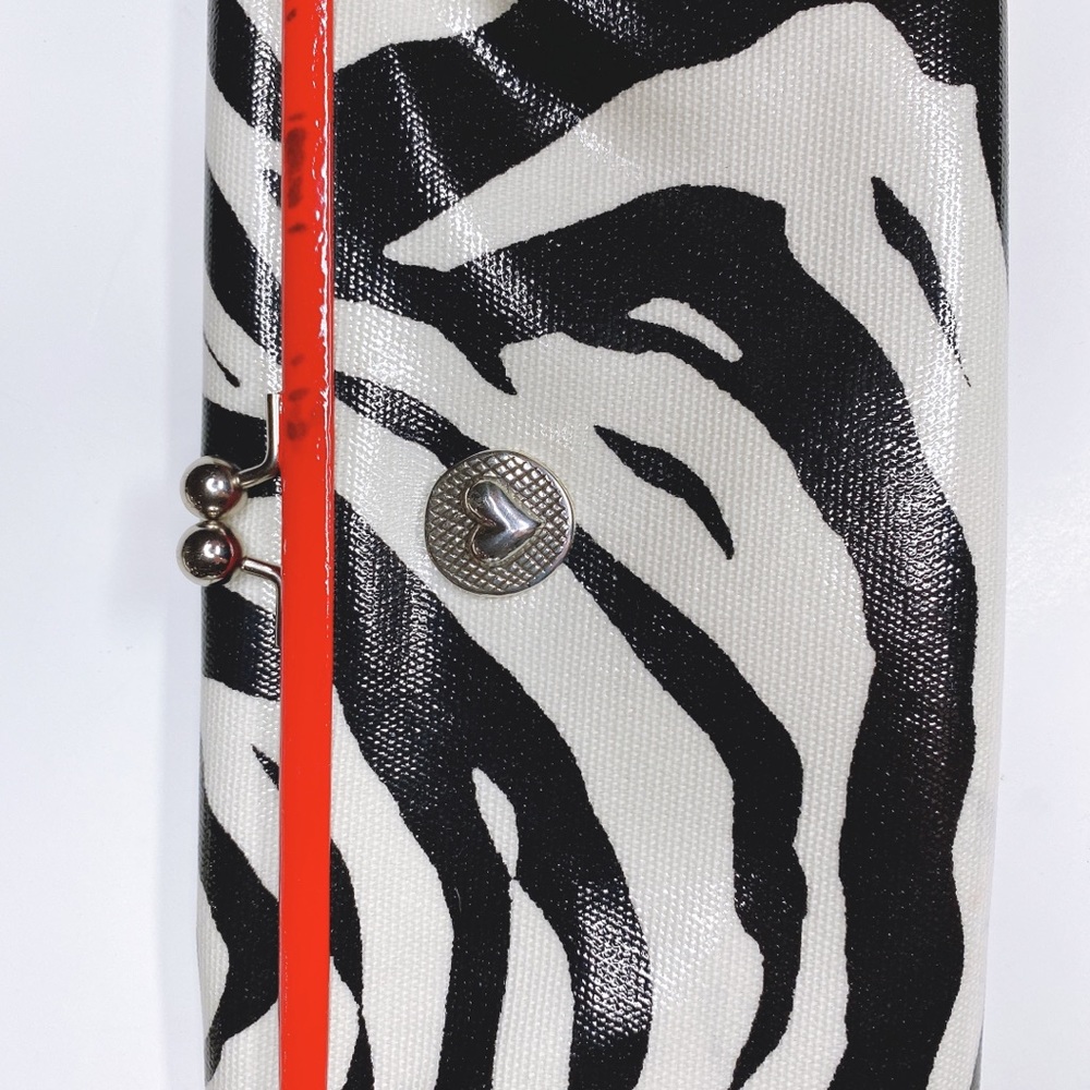 Brighton Red Zebra Clutch